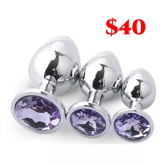 3pc Set Anal Plugs