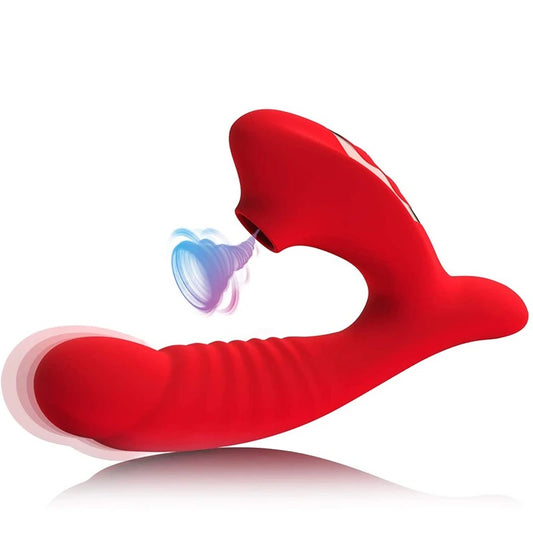 2-in-1 Suction G-spot Vibrator