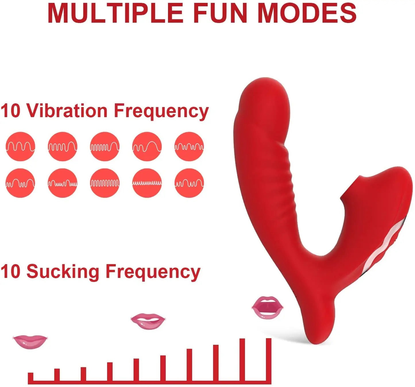 2-in-1 Suction G-spot Vibrator